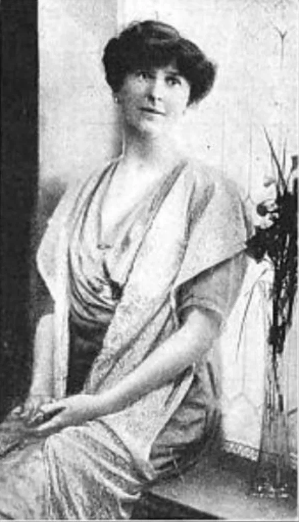 Alice Duer Miller — Kinnelon's Miller Road matriarch and a suffragist poet — in a 1917 portrait.